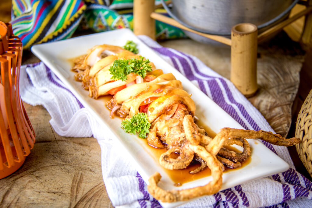 Jacko's crispy squid